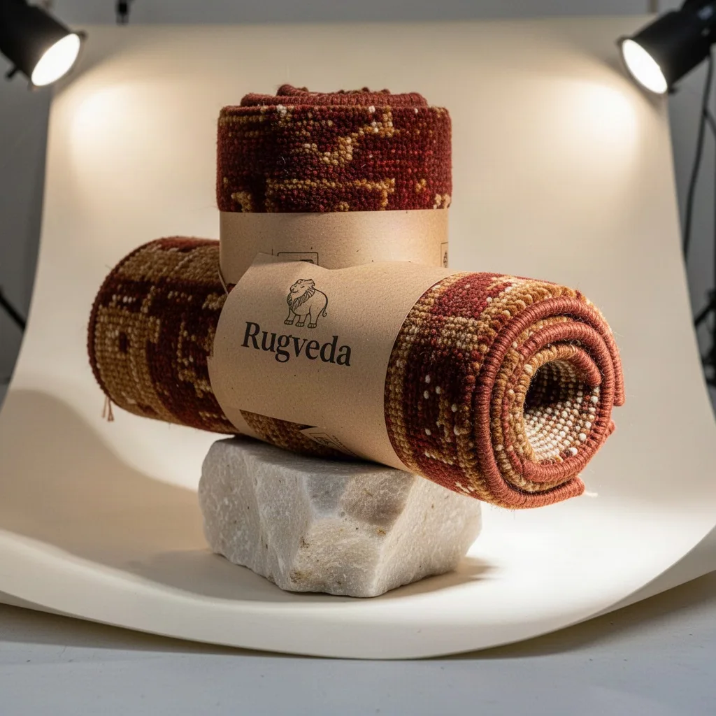Rugveda Heritage Hand-Knotted Rug III